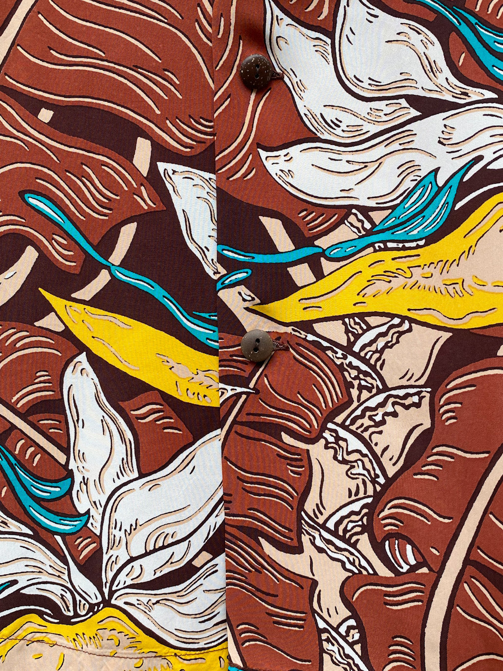 Rayon Hawaiian Shirt “HAWAIIAN GARDEN”