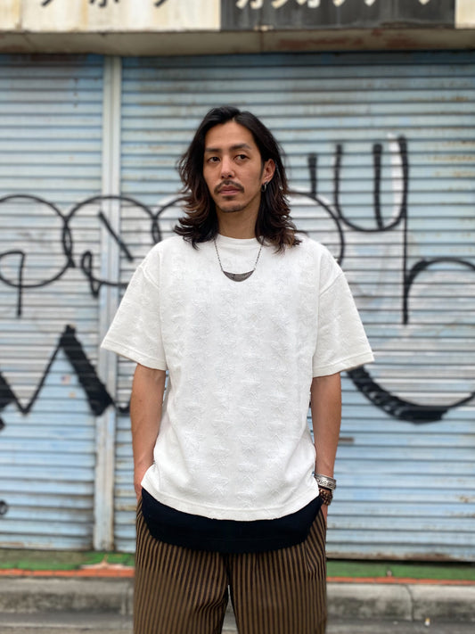 スタージャガード半袖Tシャツ