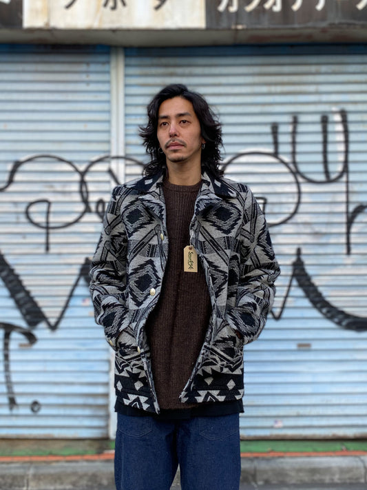 Native American Wool Blanket Jacket