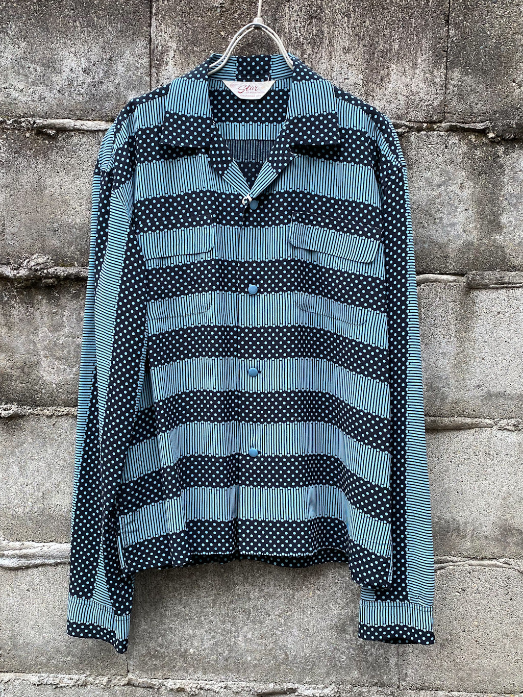 High Density Rayon Open Shirt “STRIPES”