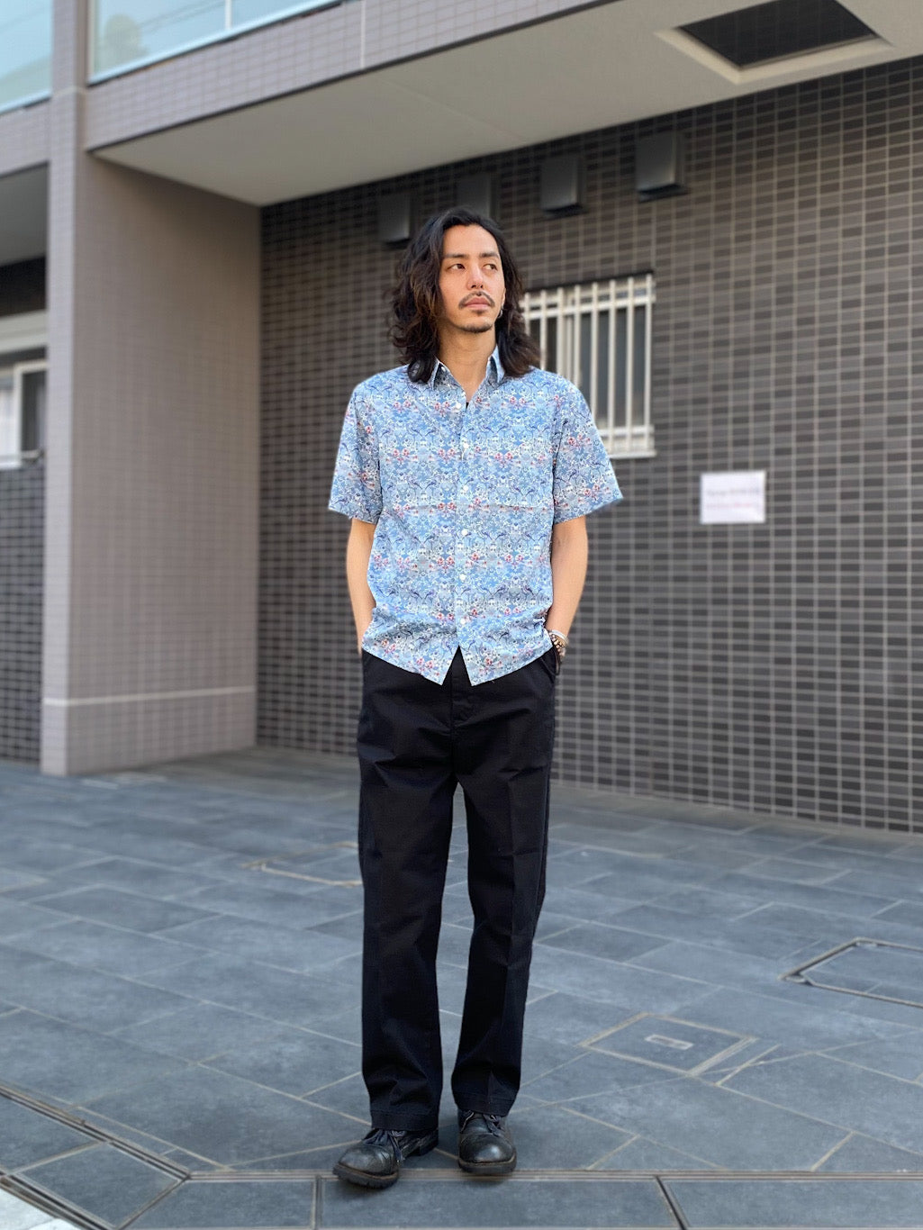 LIBERTY タナローン半袖シャツ