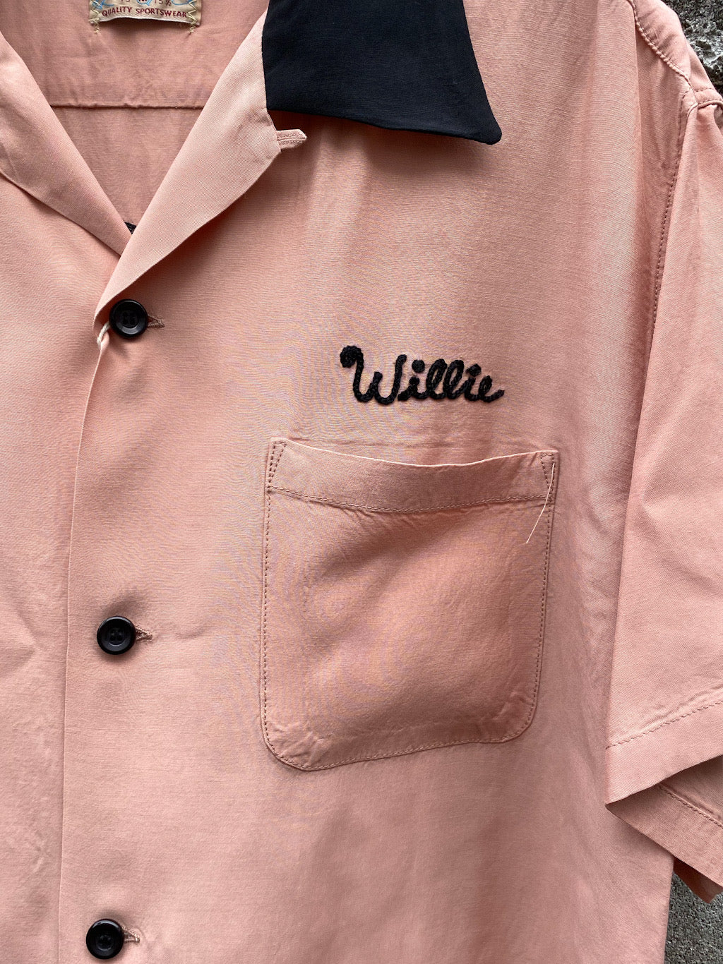 Rayon Bowling Shirt “DON WOODS PAVING”