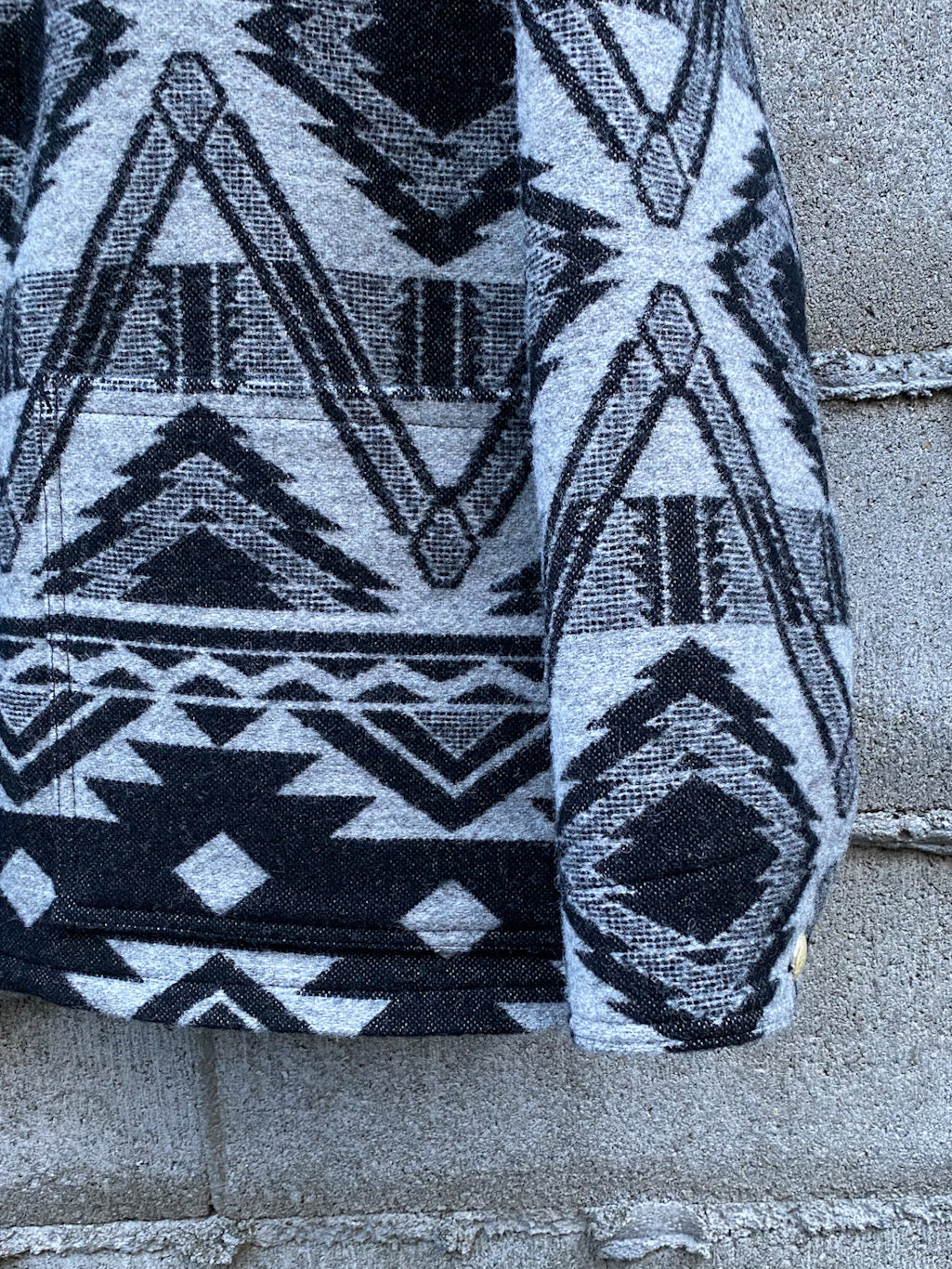Native American Wool Blanket Jacket