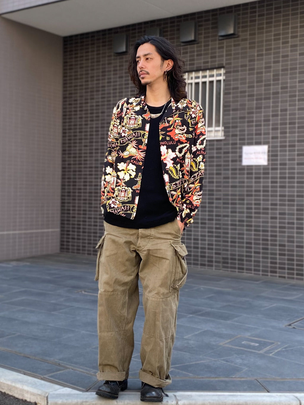 Rayon Hawaiian Shirt “STATE OF HAWAII”