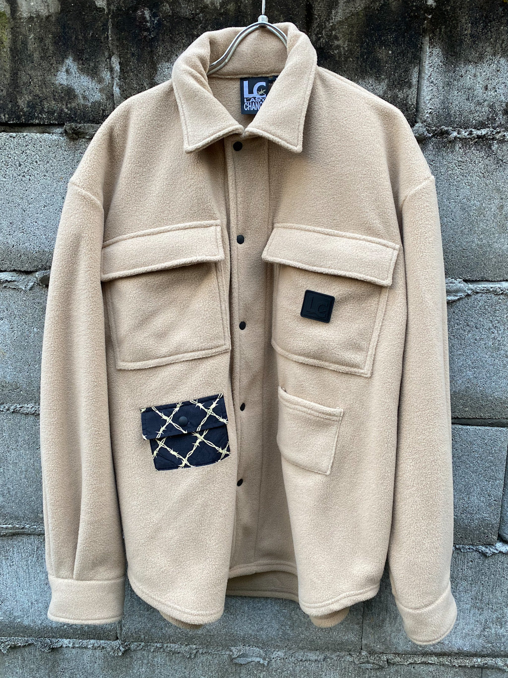 Multi Pocket Fleece Shirts