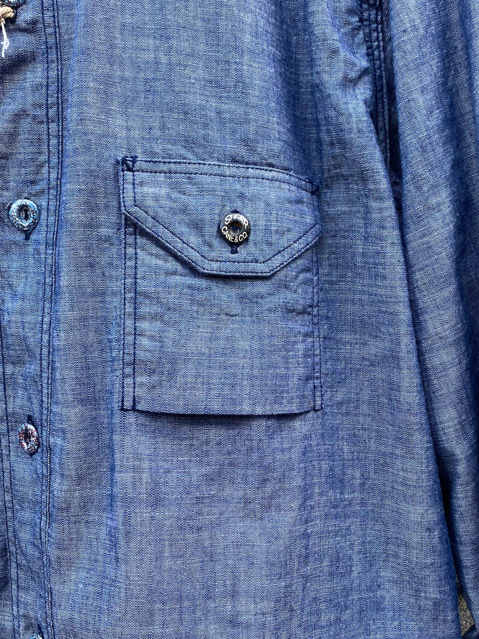 4.7oz SLUB CHAMBRAY WORK SHIRT