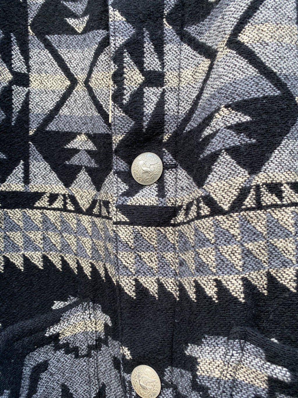 Native American Cotton / WOOL BLANKET JACKET