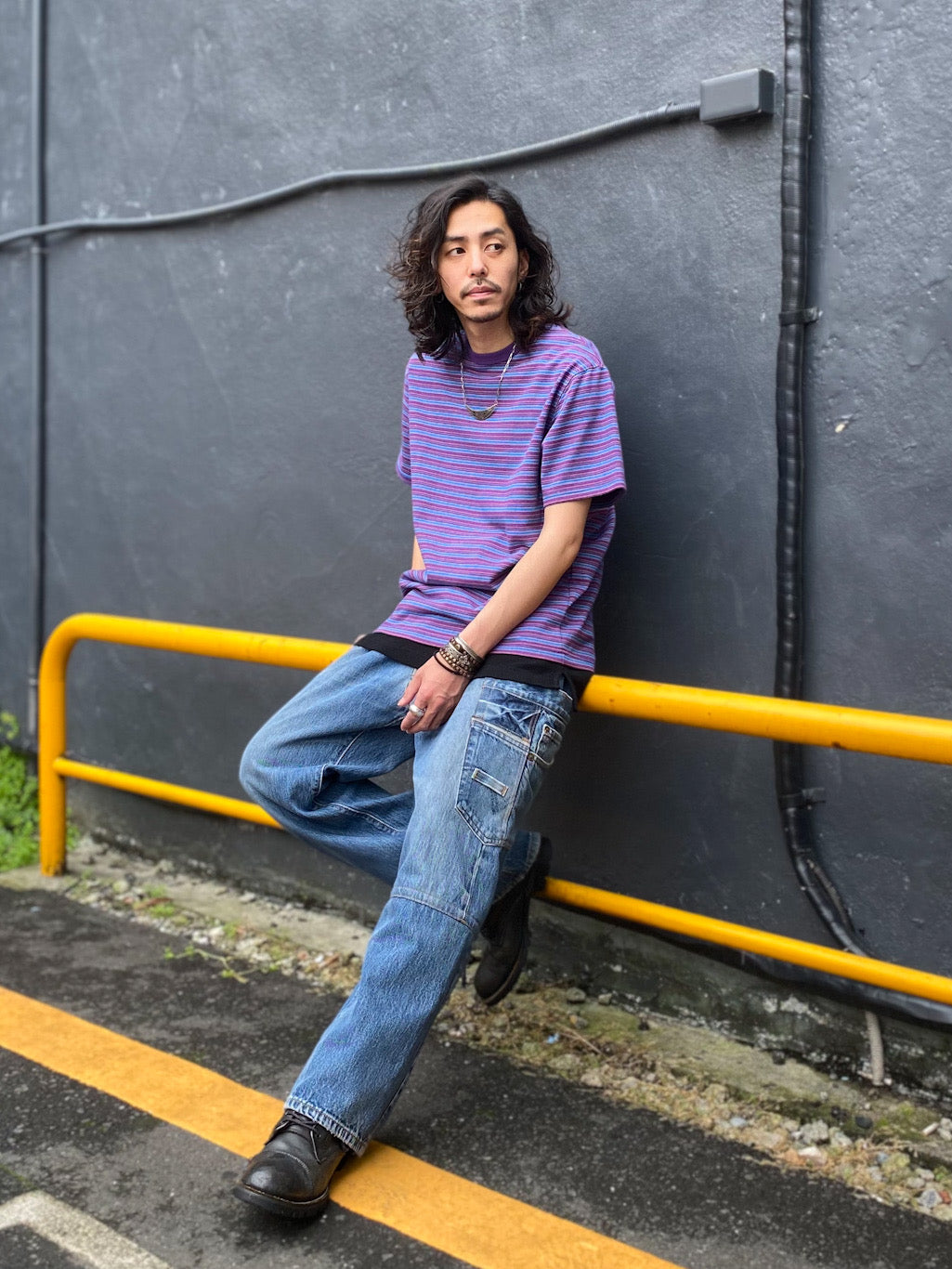 ECOPLUS MULTI BORDER HEAVY TEE
