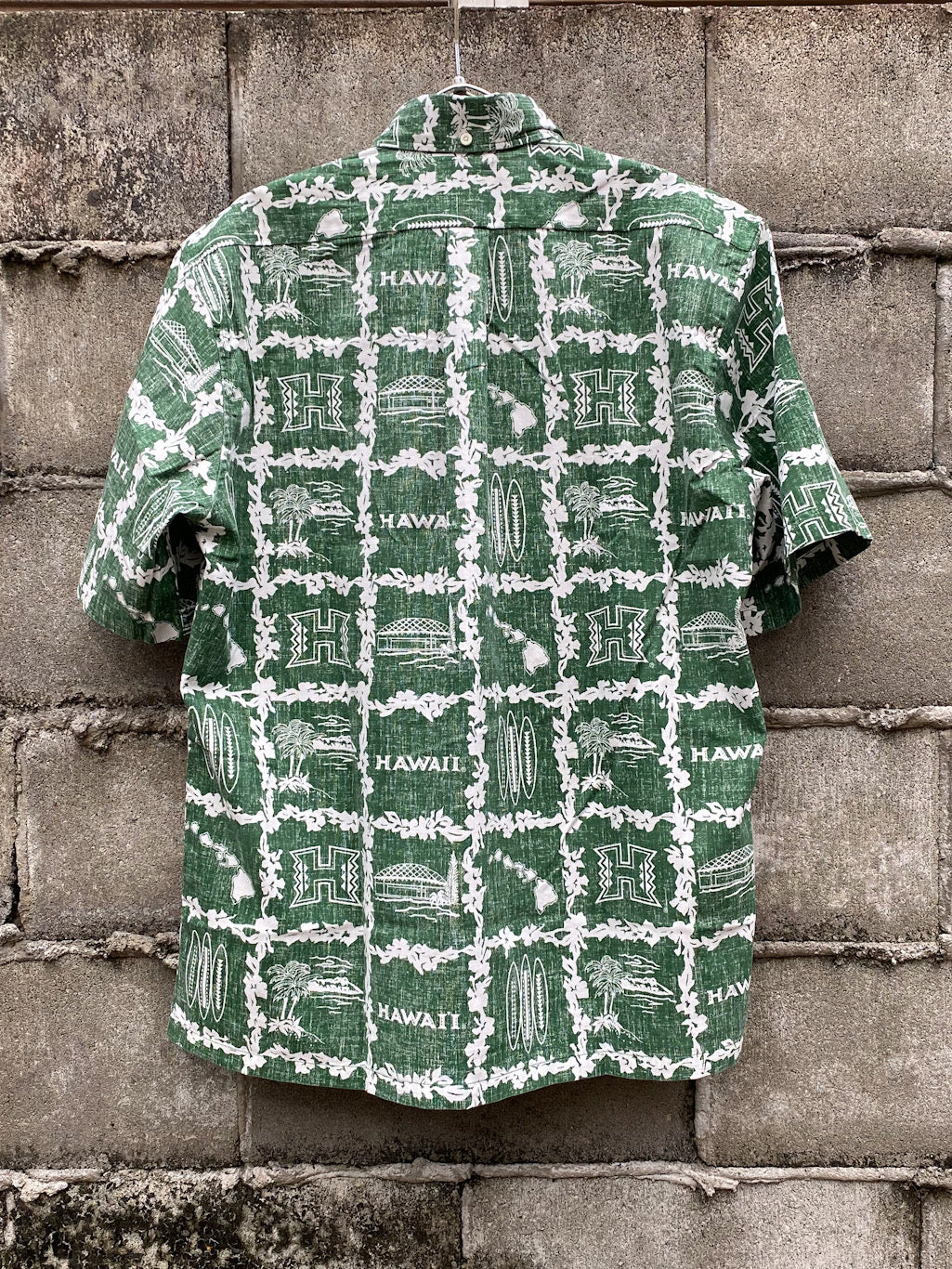 REYN SPOONER×COLLEGE ALOHA SHIRT