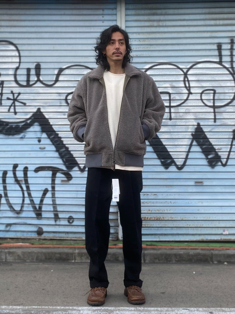 リバーシブルボアミリタリージャケット