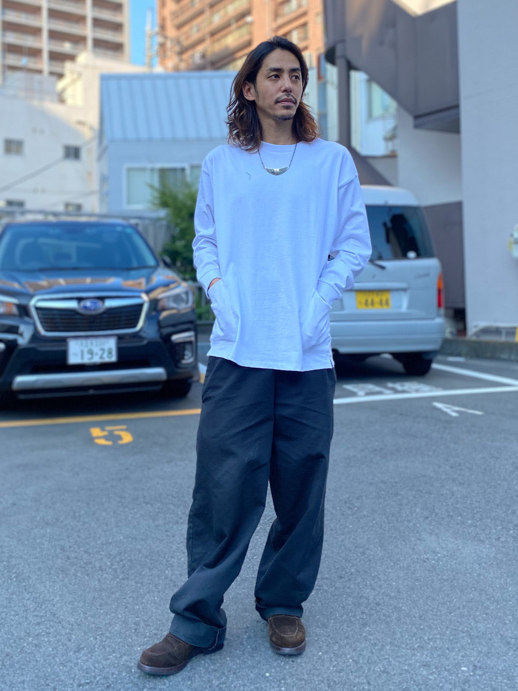 Side Pocket Long sleeve Tee(ガーデニングTシャツ)
