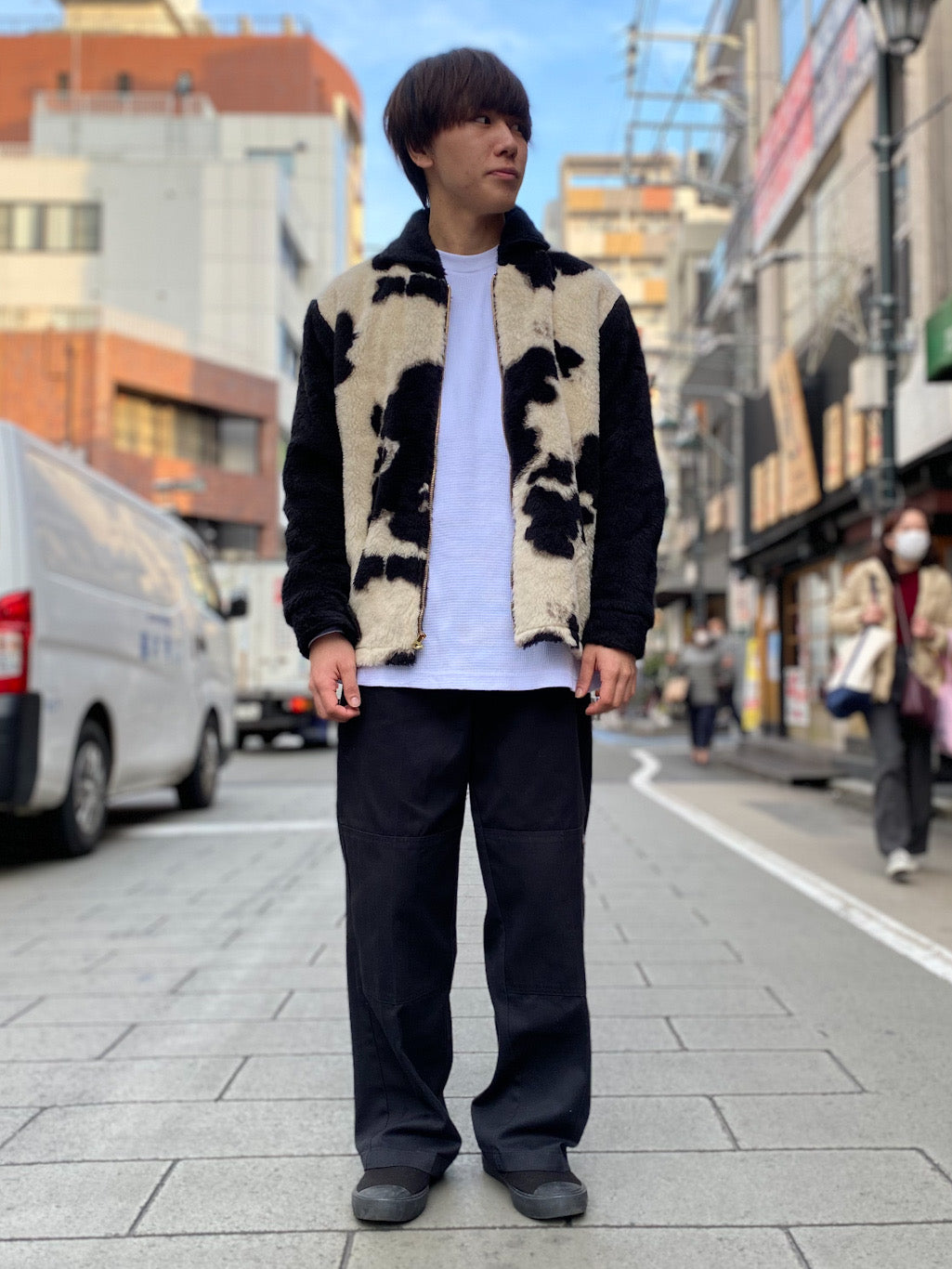 Rockabillykodiak Style Full Zip Jacket "HOLSTEIN"