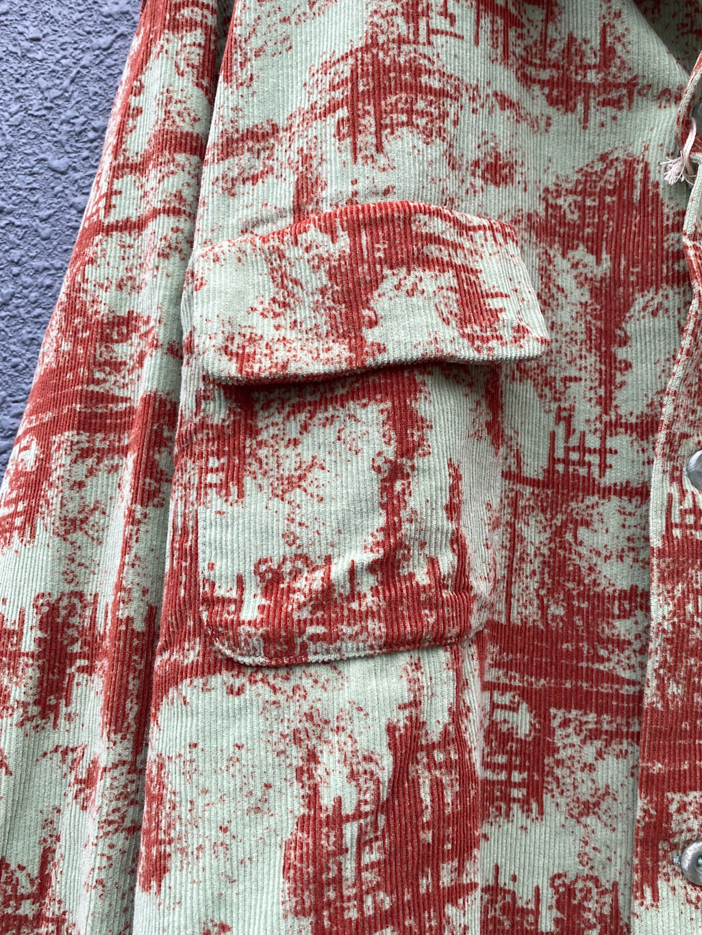 CORDUROY SPORTS SHIRT "SPLASH"