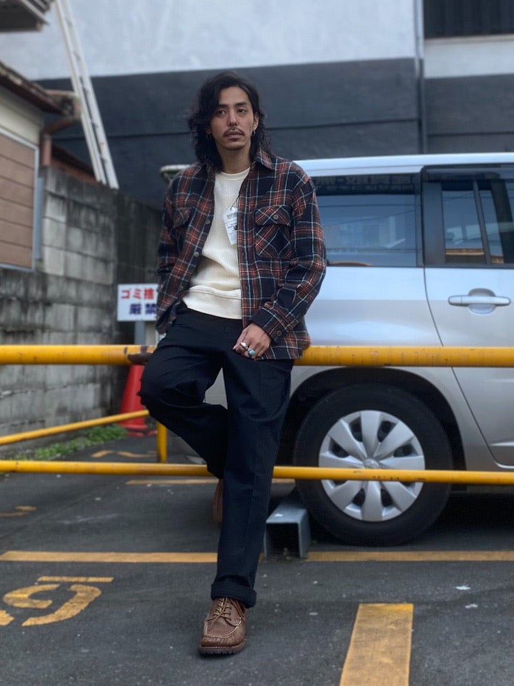 Flannel Big Silhouette Shirt