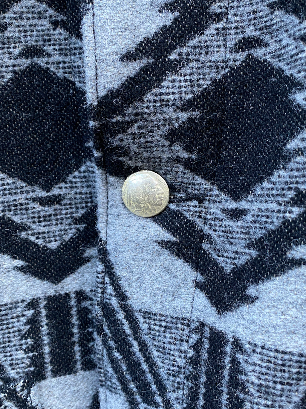 Native American Wool Blanket Jacket