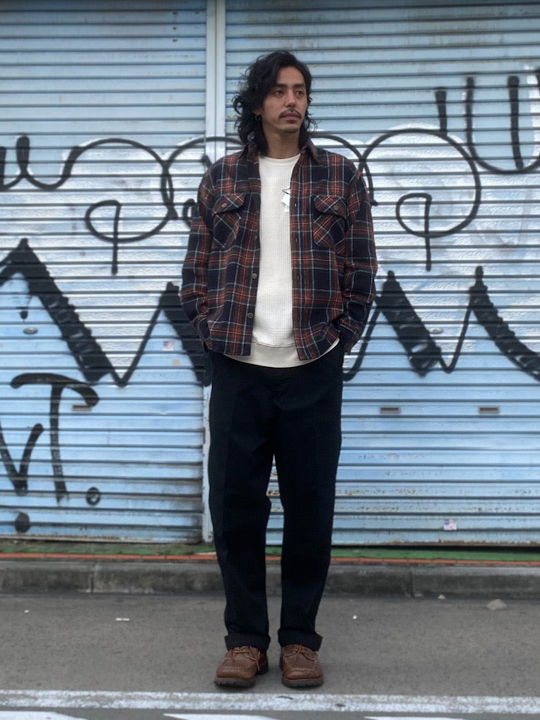 Flannel Big Silhouette Shirt