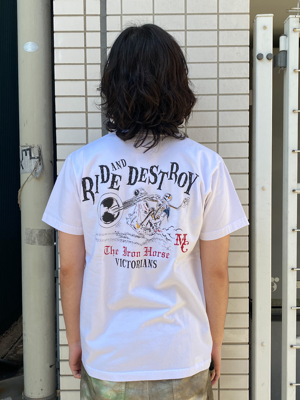RIDE&DESTROY Tシャツ White