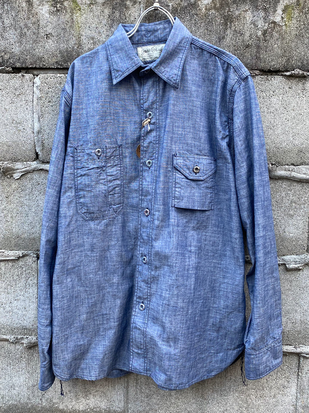4.7oz SLUB CHAMBRAY WORK SHIRT