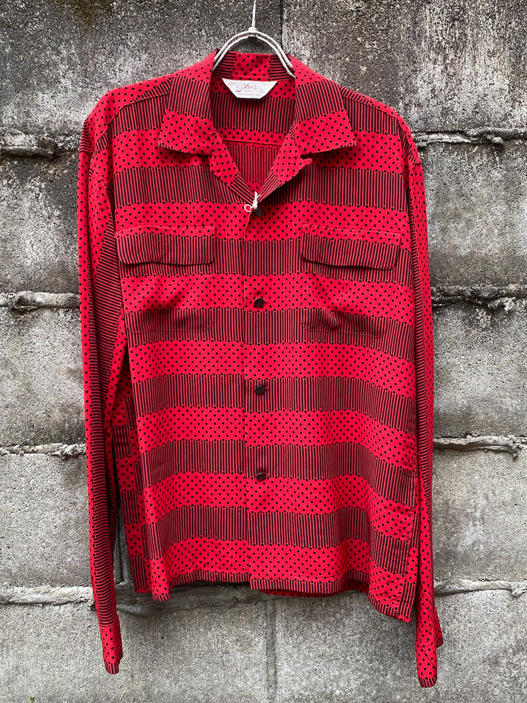 High Density Rayon Open Shirt “STRIPES”
