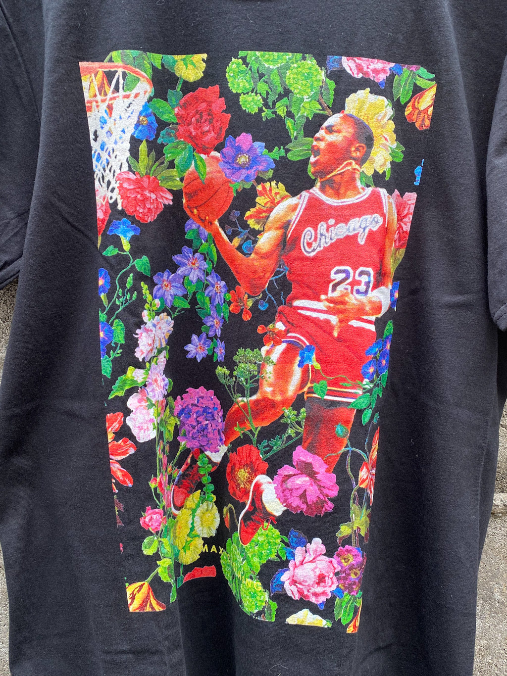 ジョーダンフラワーグラフィックTシャツ
