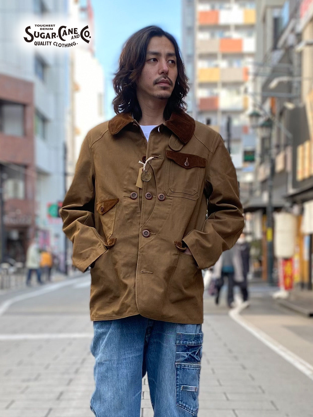 Sugar Cane(シュガーケーン)FICTION ROMANCE 13oz. CANVAS HUNTING Sugar Cane(シュガーケーン)FICTION ROMANCE 13oz. CANVAS HUNTING