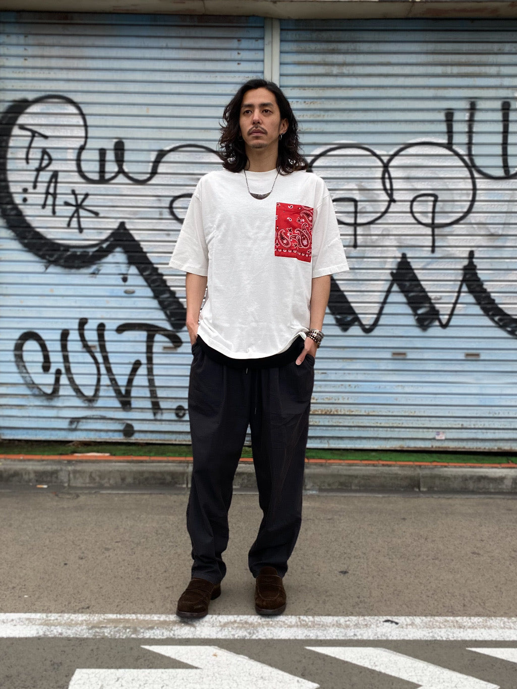 ポケットバンダナTシャツ