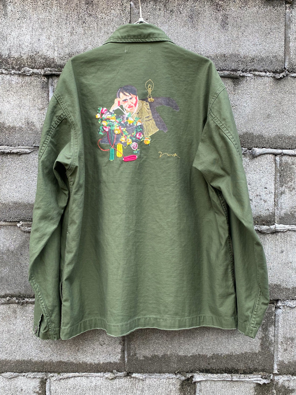 ミリタリーエンブロイダリーシャツ