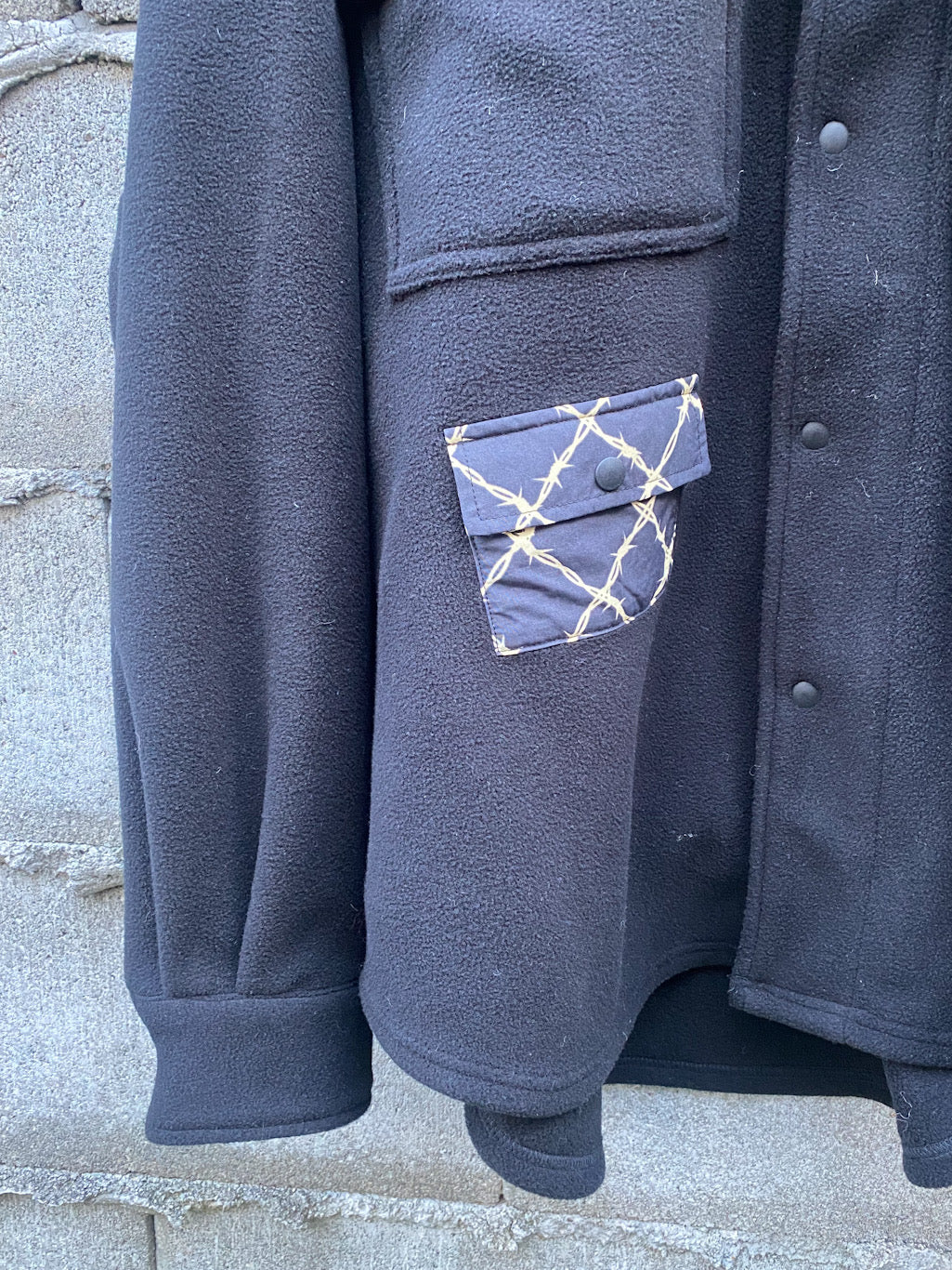 Multi Pocket Fleece Shirts
