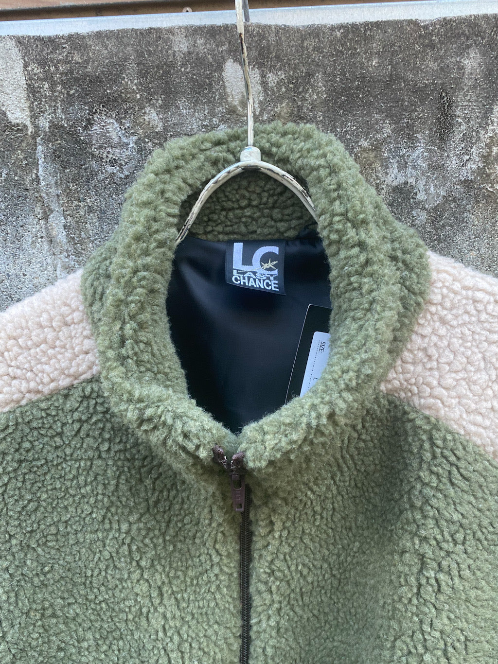 Multi Panel Boa Jacket