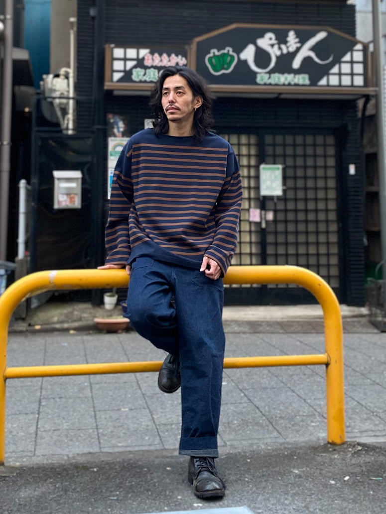 バスクボーダーロングスリーブTシャツ