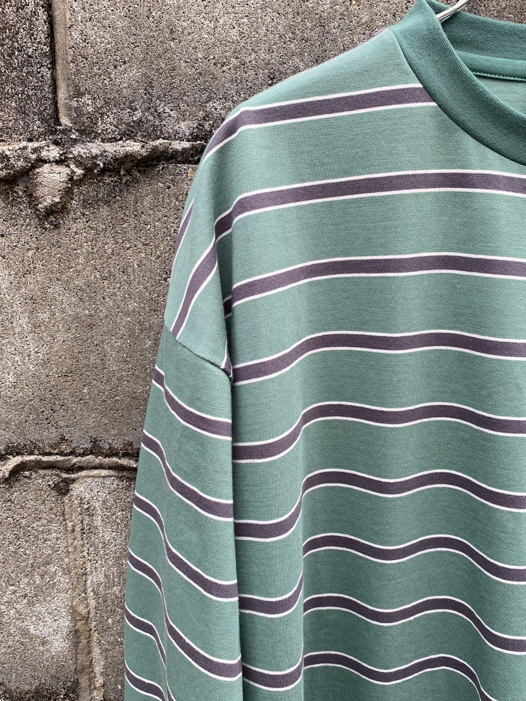 Multi Border L/S T-Shirt
