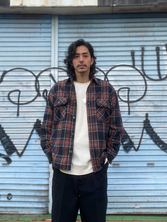 Flannel Big Silhouette Shirt