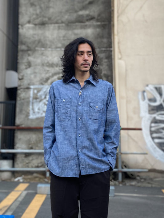 4.7oz SLUB CHAMBRAY WORK SHIRT