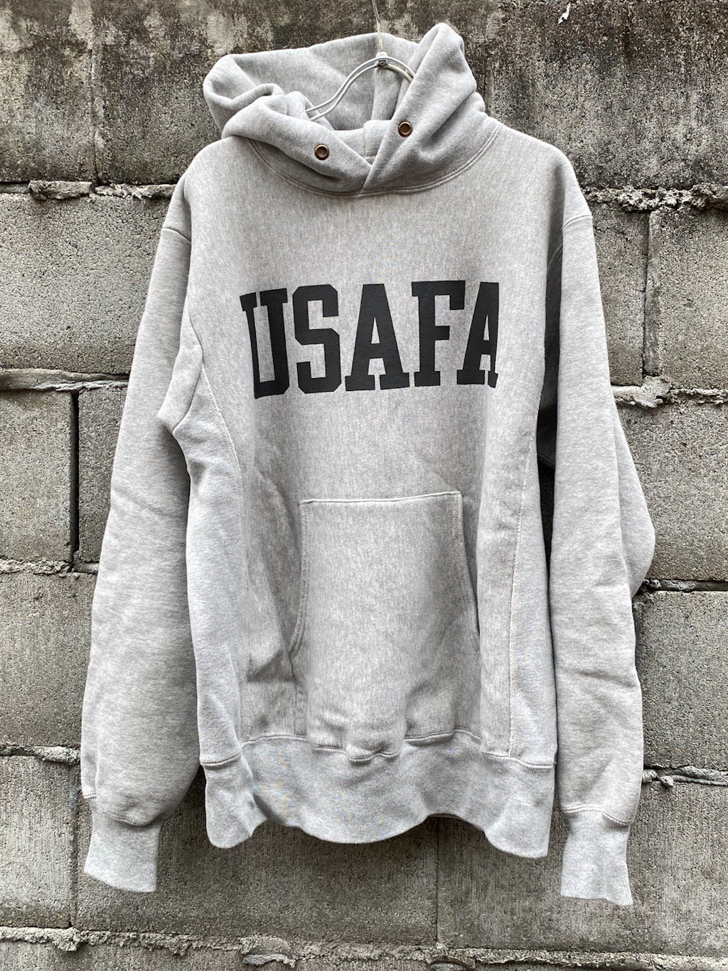 Horizontal Knitting Sweat Parka “U.S. Air Force Academy”