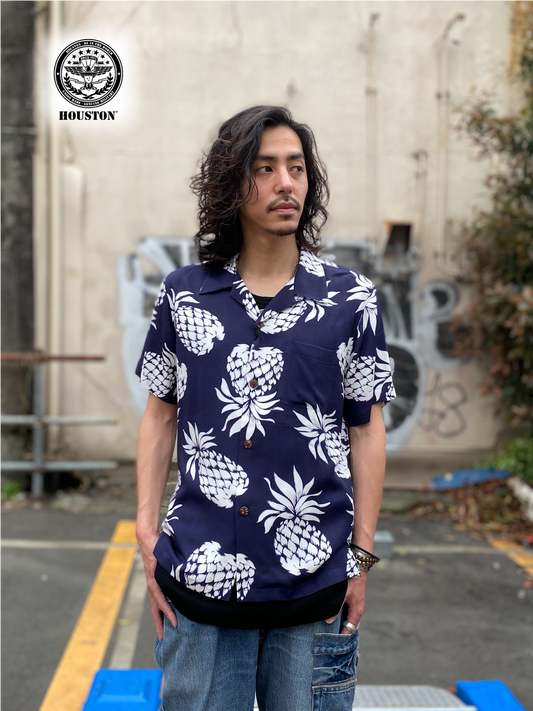 INDIGO LIKE アロハシャツ