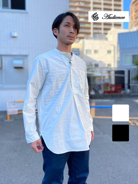 コットンシーチングクロス コックオーバーシャツ