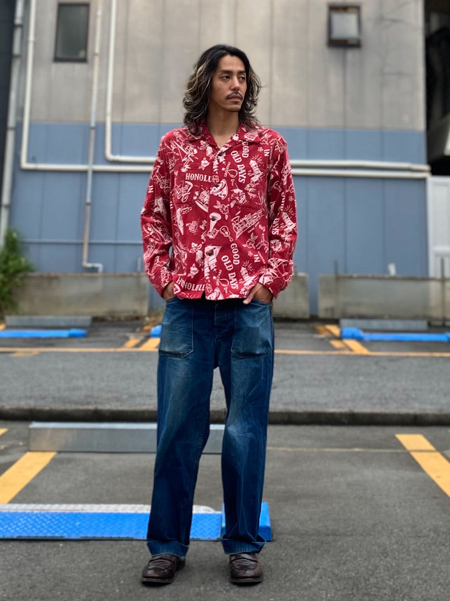 CORDUROY L/S OPEN SHIRT
"GOOD OLD DAYS"