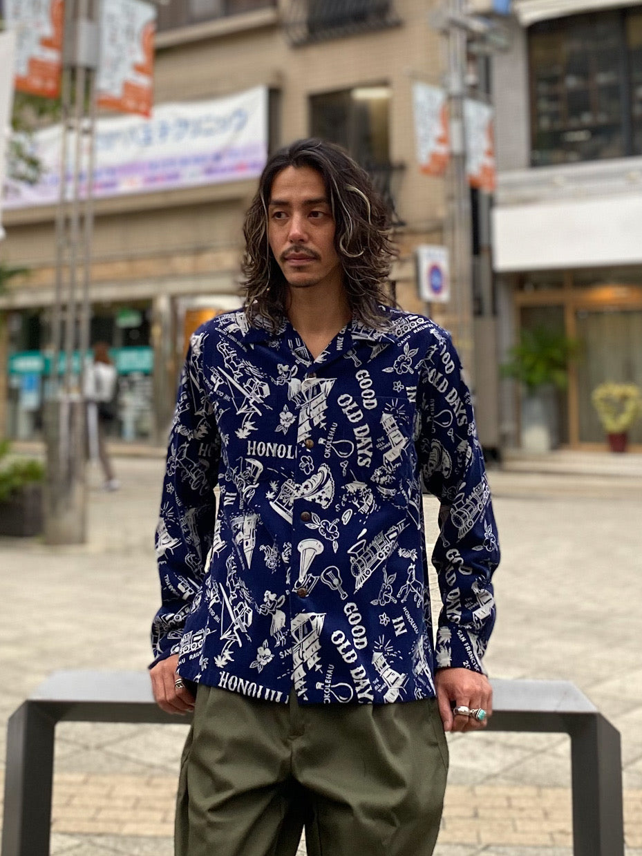 CORDUROY L/S OPEN SHIRT
"GOOD OLD DAYS"