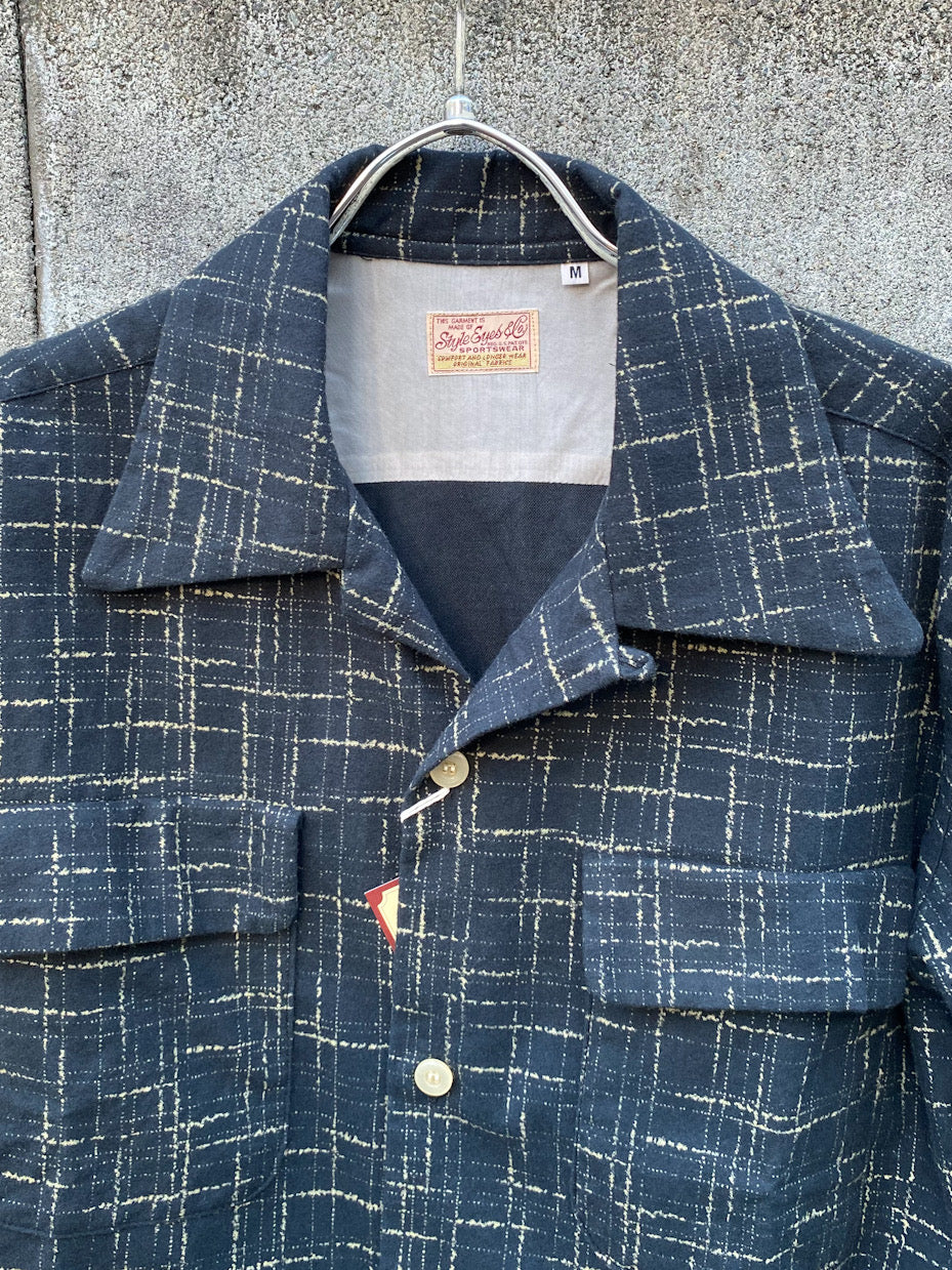 Mid 1950s Style Flannel Sports Shirt "SPLASH"