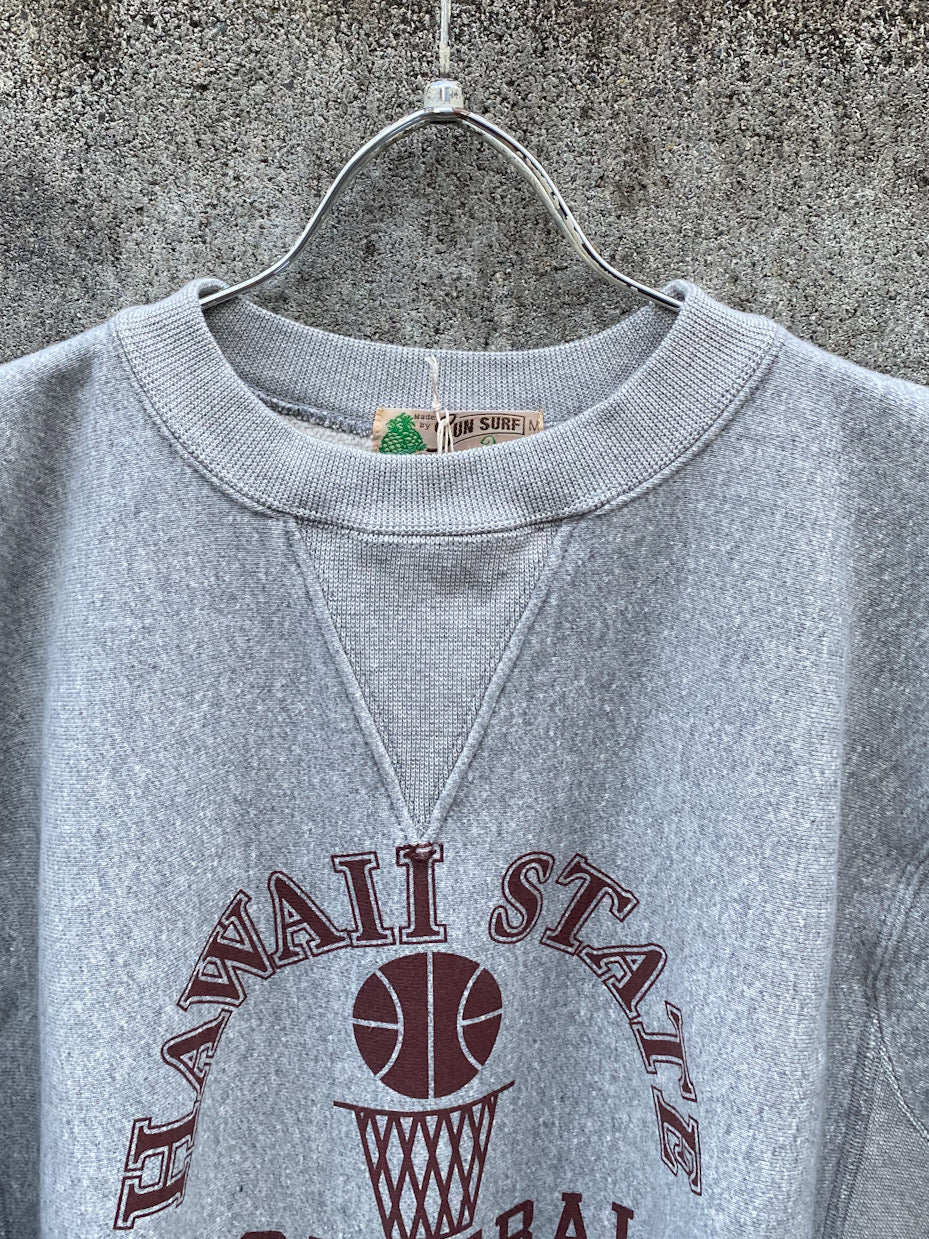 "HAWAII STATE" CREW NECK SWEAT SHIRT