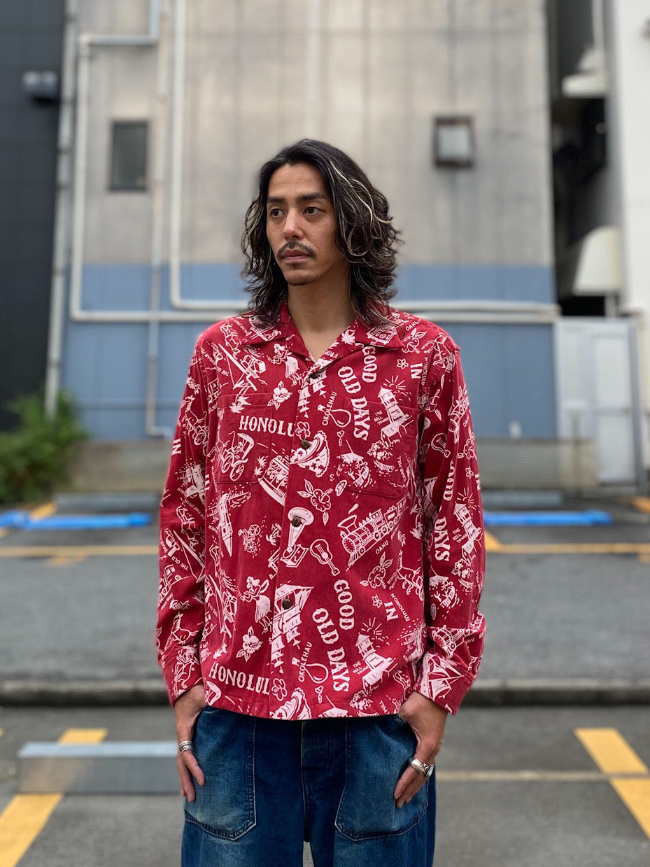 CORDUROY L/S OPEN SHIRT
"GOOD OLD DAYS"