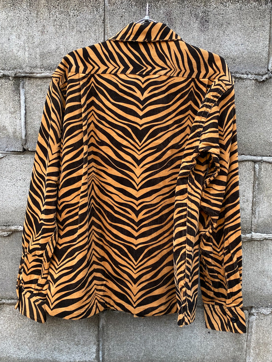 Mid 1950s Style Corduroy Sports Shirt "ZEBRA"