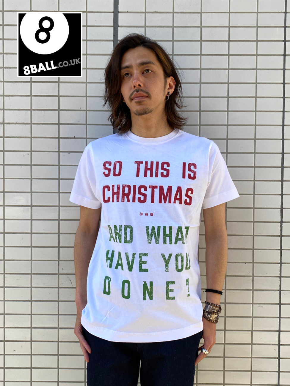 ハッピー・クリスマス プリントTシャツ