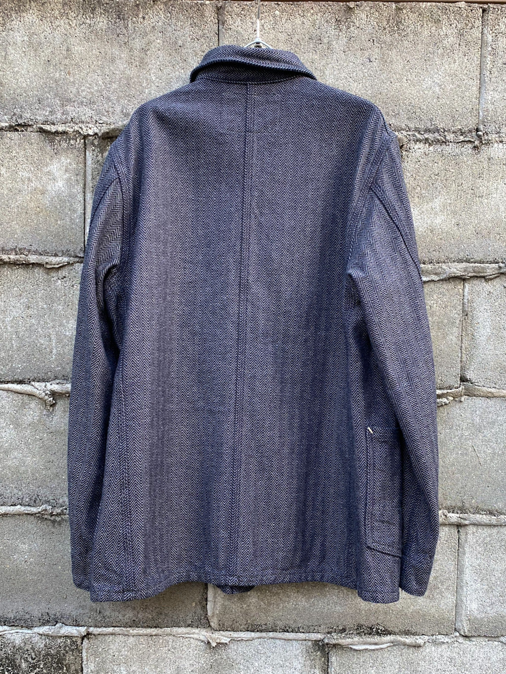 12oz. Indigo Cotton Tweed Work Coat