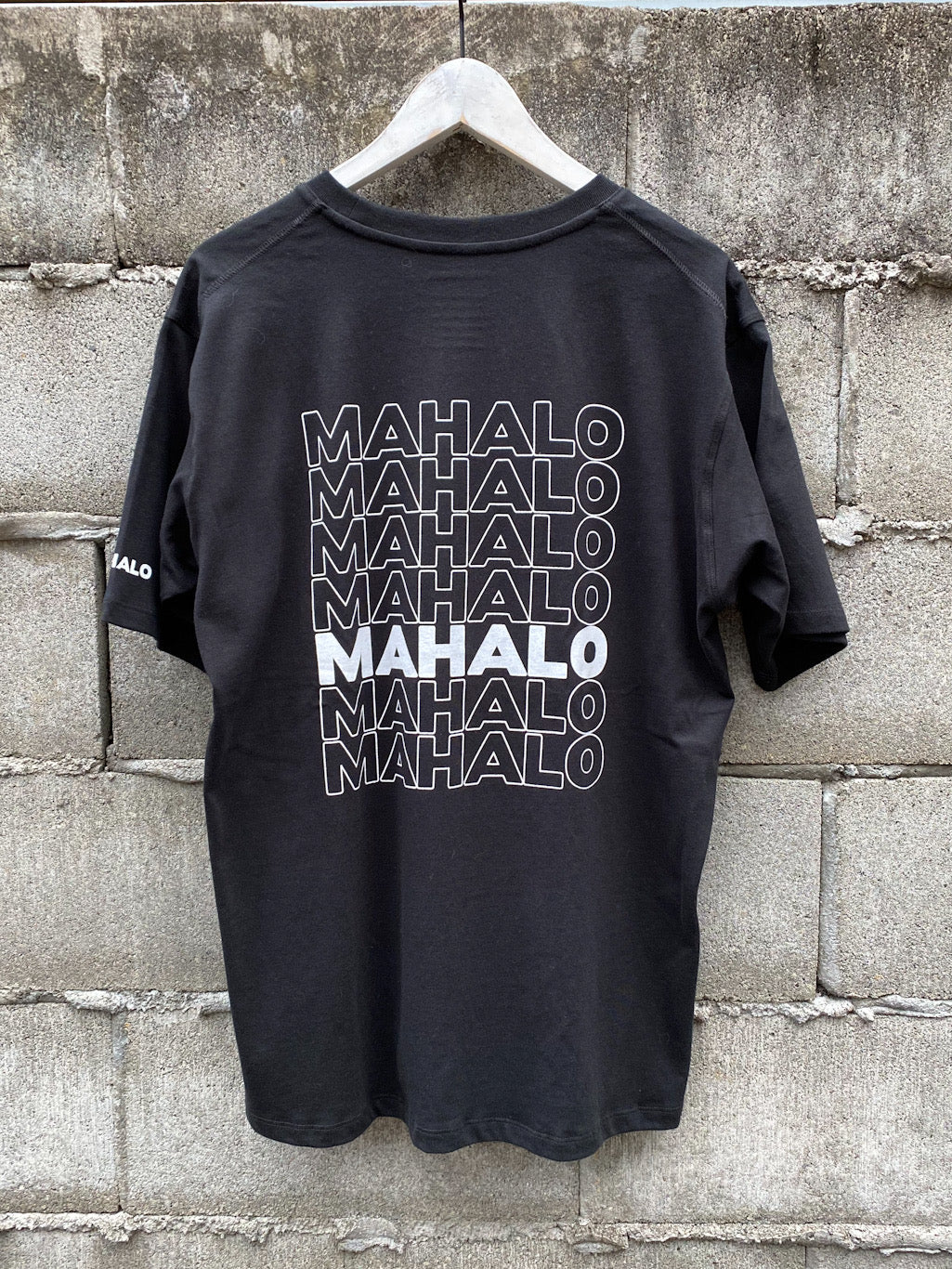 ポケット付きTシャツ MAHALO