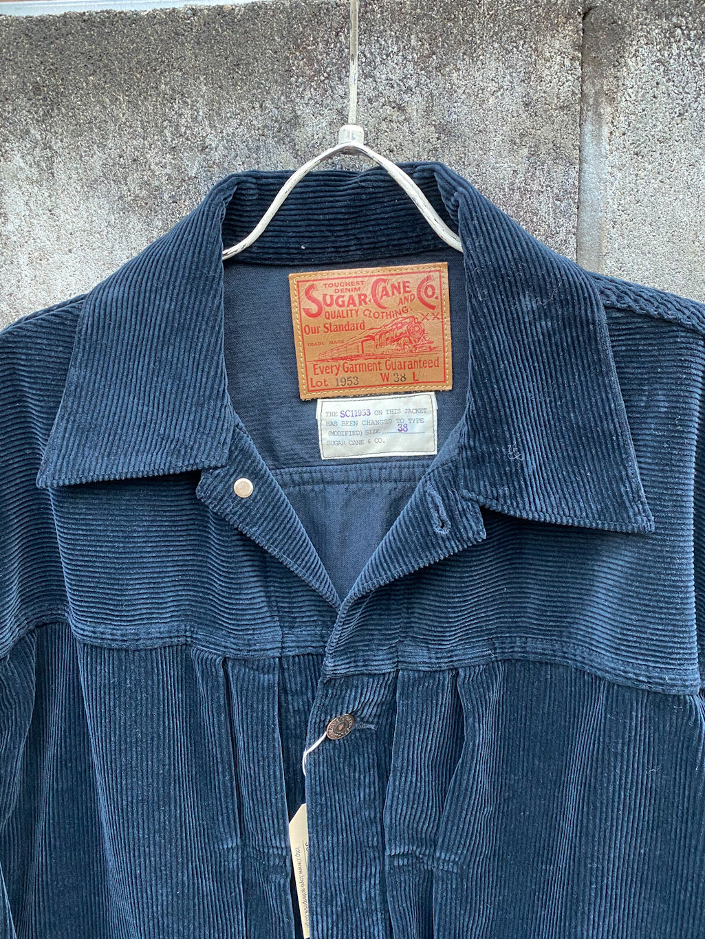Corduroy Jacket Over Size 1953 MODEL PIGMENT DYED